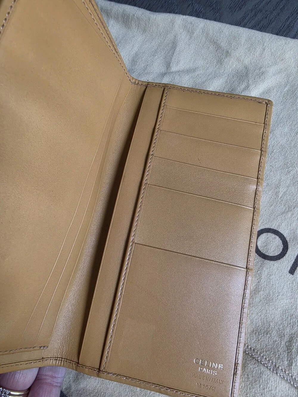 Authentic Celine Bifold Long Wallet